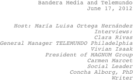 Bandera Media and Telemundo